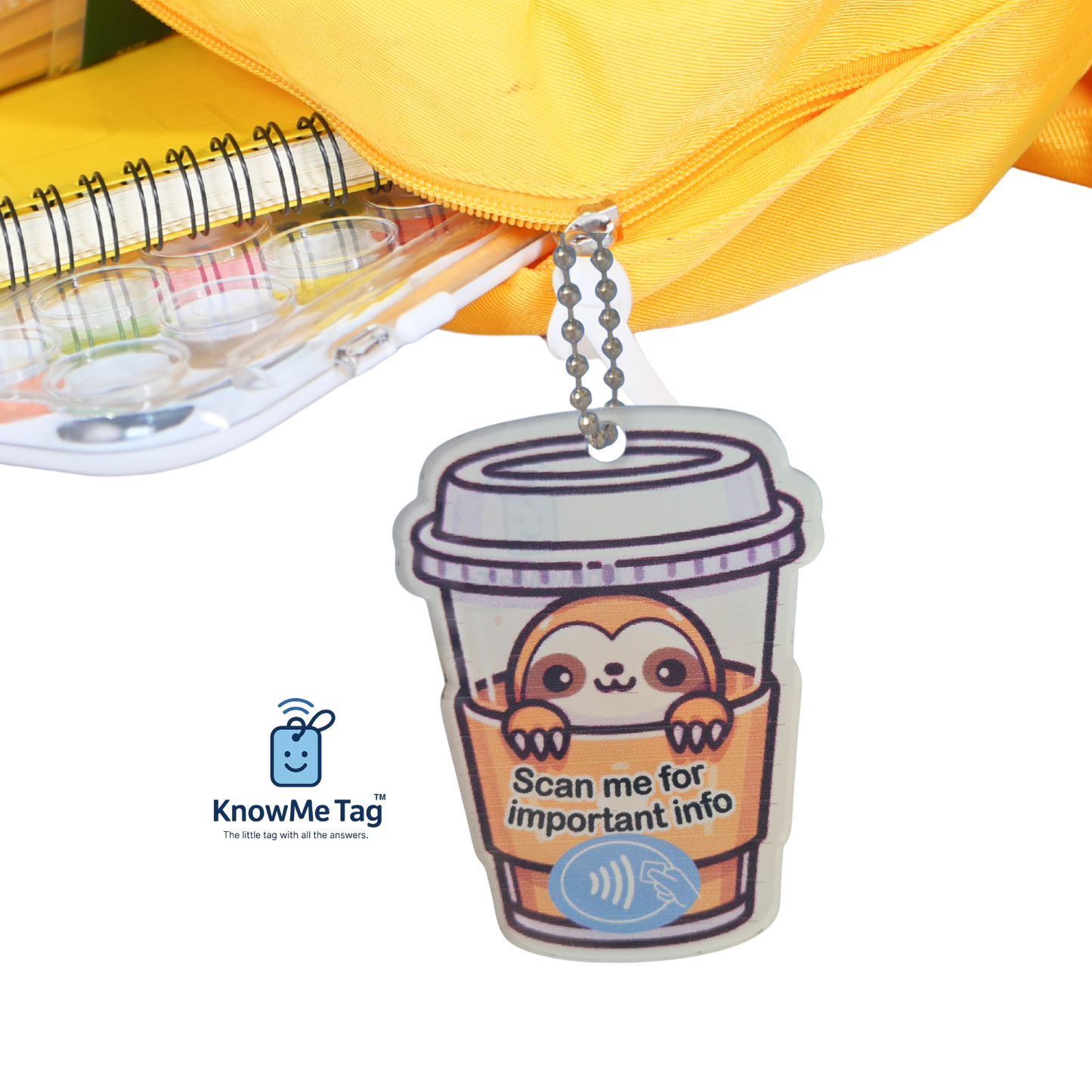 Sammy Sloth Charm/Bag Tag