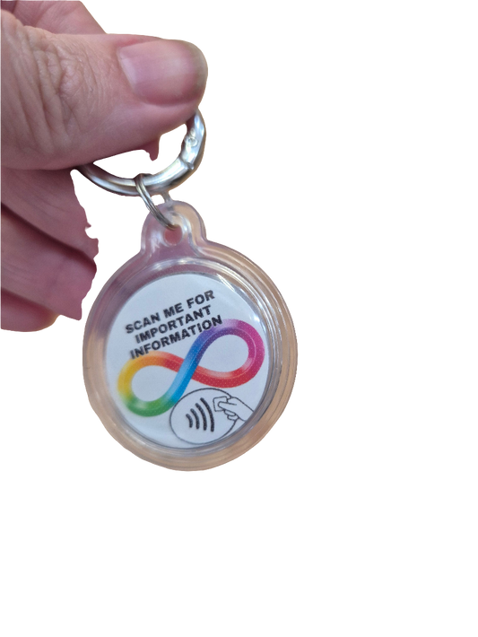 Neurodiversity Key Ring (larger memory)