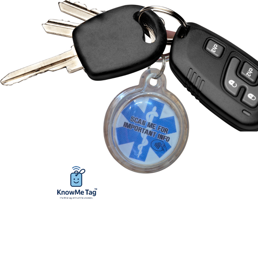 Medical Information Key Ring (larger Memory)