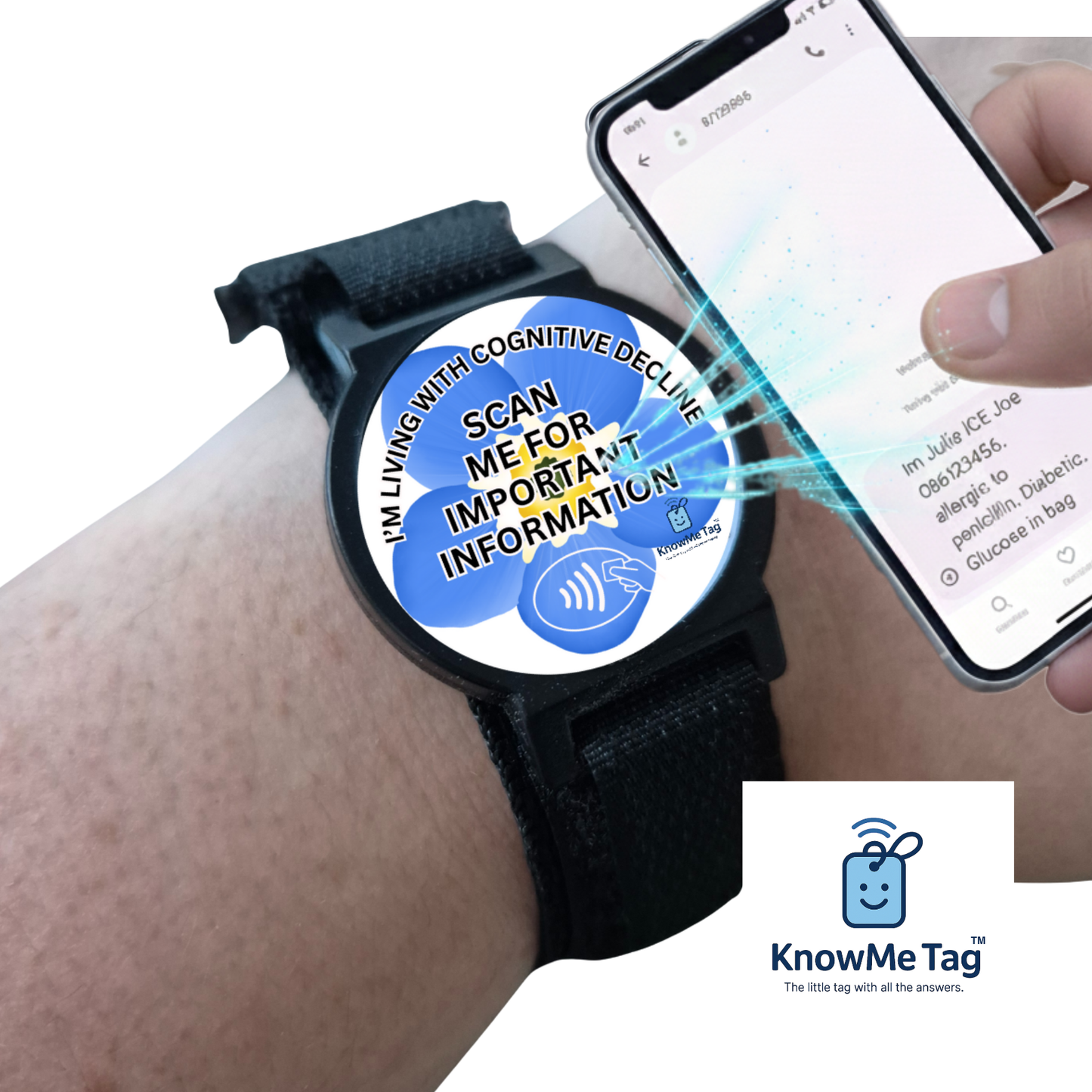 Velcro Adjustable Bracelet - Dementia