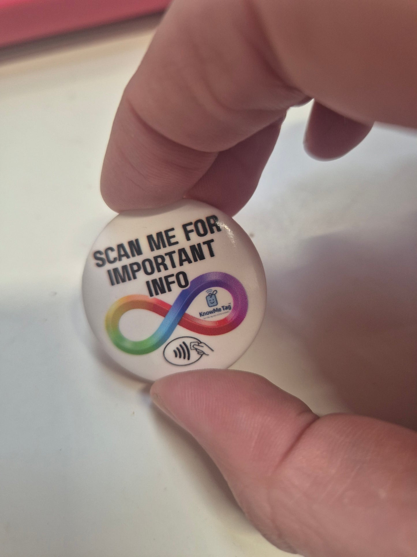 Neurodivergent Badge Metal