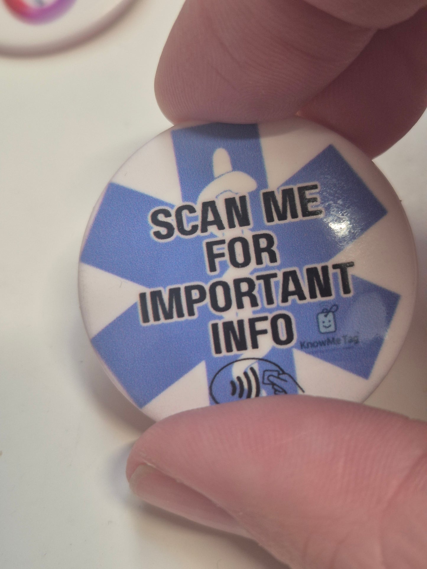 MEDICAL alert Badge Metal